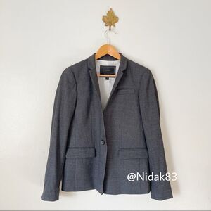 J. Crew Regent Blazer NWOT Dark Gray size 2